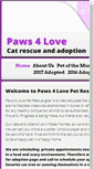 Mobile Screenshot of paws4love.net